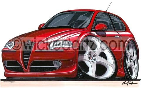 Alfa Romeo 147 Red (Items from £9.50)