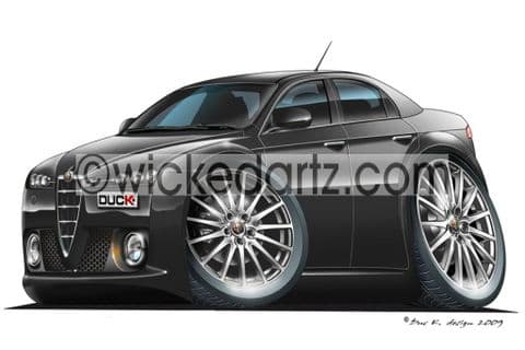 Alfa Romeo 159 Black DK (Items from £9.50)