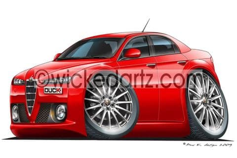 Alfa Romeo 159 Red DK (Items from £9.50)