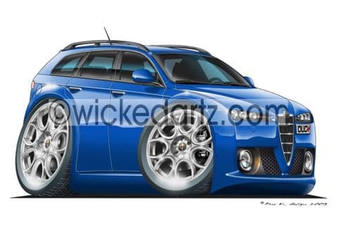 Alfa Romeo 159 SW Blue DK (Items from £9.50)