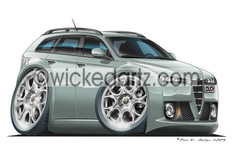 Alfa Romeo 159 SW Silver DK (Items from £9.50)