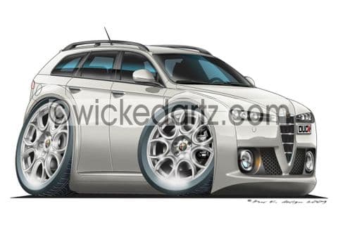 Alfa Romeo 159 SW White DK (Items from £9.50)