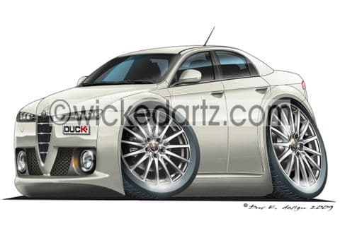 Alfa Romeo 159 White DK (Items from £9.50)