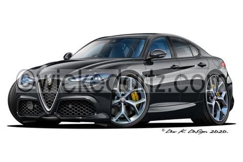 Alfa Romeo Giulia Veloce Black DK (Items from £9.50)