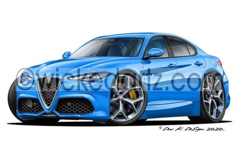 Alfa Romeo Giulia Veloce Blue DK (Items from £9.50)