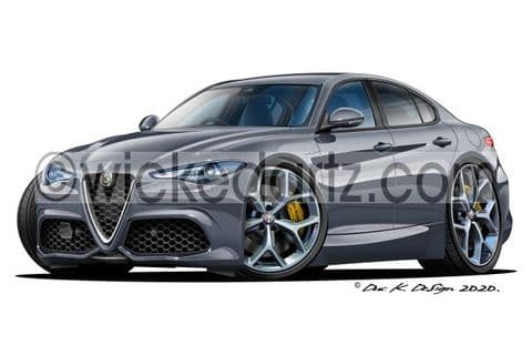 Alfa Romeo Giulia Veloce Grey DK (Items from £9.50)