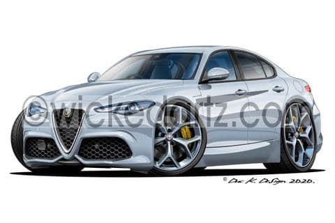 Alfa Romeo Giulia Veloce Silver DK (Items from £9.50)
