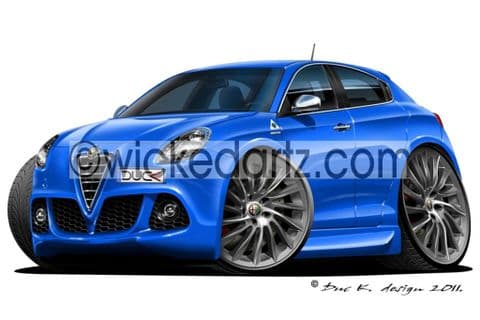 Alfa Romeo Giulietta Blue DK (Items from £9.50)