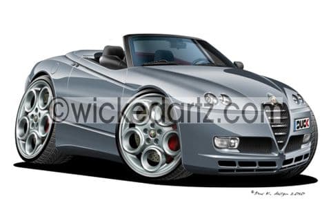 Alfa Romeo GTV Spider Grey DK (Items from £9.50)