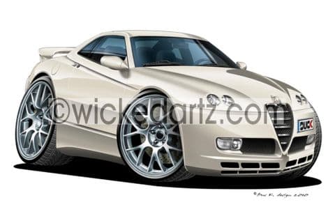 Alfa Romeo GTV White DK (Items from £9.50)