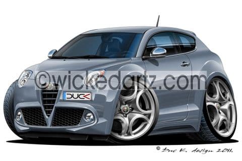Alfa Romeo MiTO Grey DK (Items from £9.50)