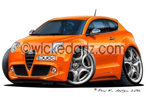 Alfa Romeo MiTO Orange DK (Items from £9.50)