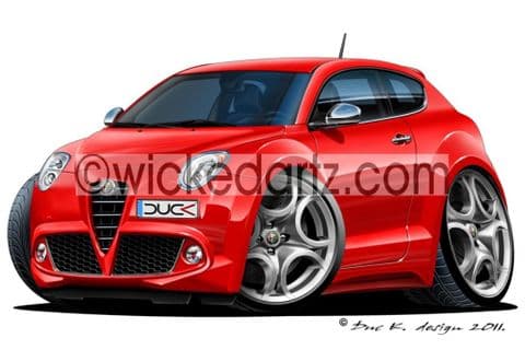 Alfa Romeo MiTO Red DK (Items from £9.50)