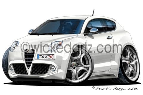 Alfa Romeo MiTO White DK (Items from £9.50)