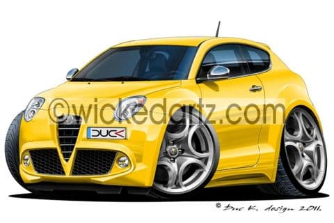 Alfa Romeo MiTO Yellow DK (Items from £9.50)