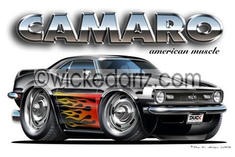 AMC 1968 Camaro Black DK (Items from £9.50)