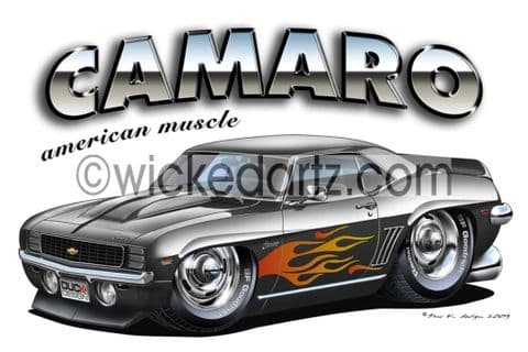 AMC 1969 Camaro Black DK (Items from £9.50)