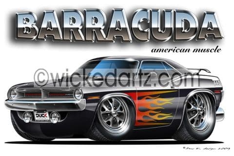 AMC 1970 Barracuda Black DK (Items from £9.50)