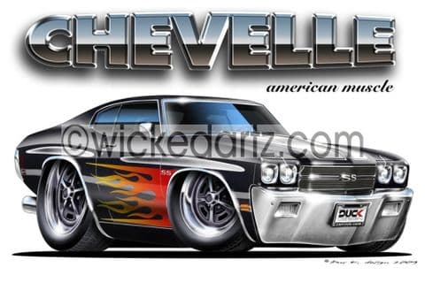 AMC 1970 Chevelle Black DK (Items from £9.50)