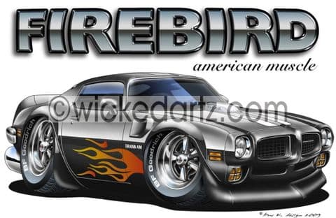 AMC Firebird Trans Am Black DK (Items from £9.50)