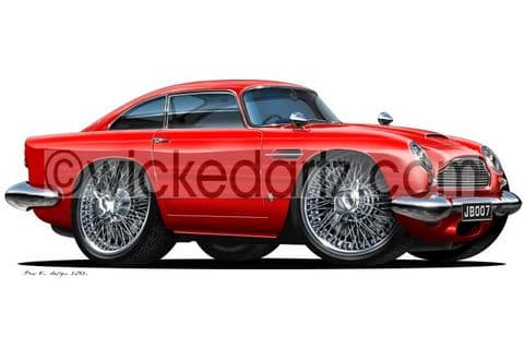 Aston Martin DB5 Red DK (Items from £9.50)