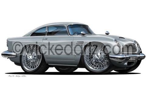 Aston Martin DB5 Silver DK (Items from £9.50)