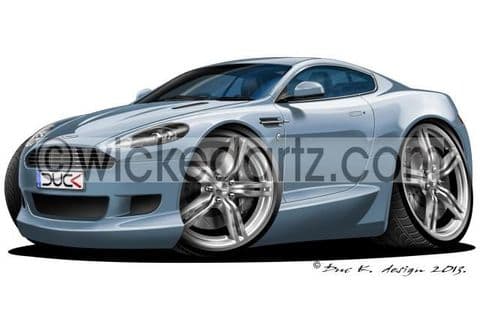 Aston Martin DB9 Blue Grey DK (Items from £9.50)