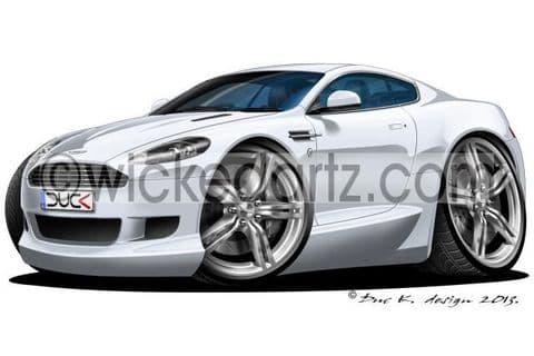 Aston Martin DB9 White DK (Items from £9.50)