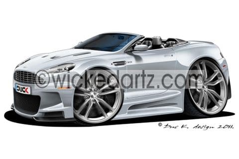 Aston Martin DBS Volante Silver DK (Items from £9.50)