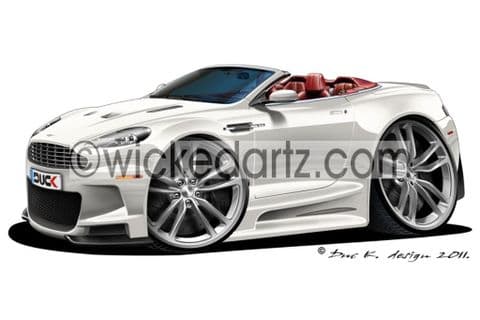 Aston Martin DBS Volante White DK (Items from £9.50)