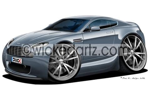 Aston Martin Vantage Grey DK (Items from £9.50)