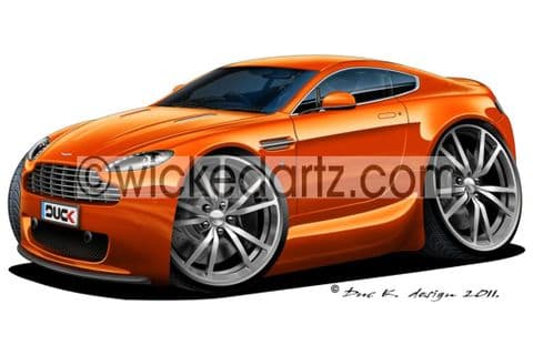 Aston Martin Vantage Orange DK (Items from £9.50)