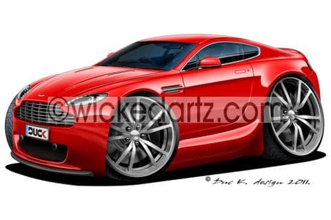 Aston Martin Vantage Red DK (Items from £9.50)