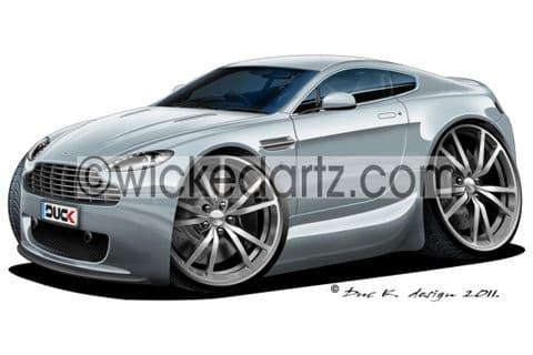 Aston Martin Vantage Silver DK (Items from £9.50)