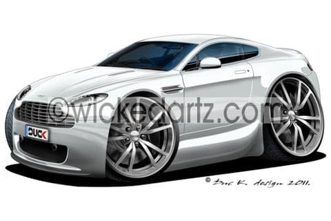 Aston Martin Vantage White DK (Items from £9.50)
