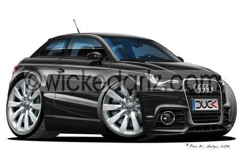 Audi A1 Black DK (Items from £9.50)