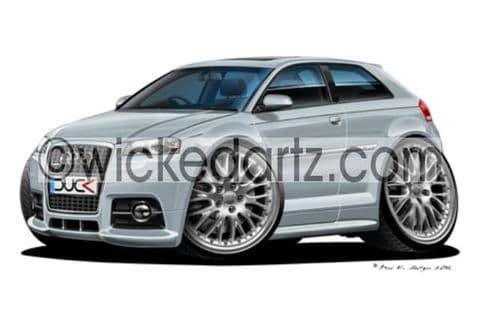 Audi A3 S-line Silver DK (Items from £9.50)