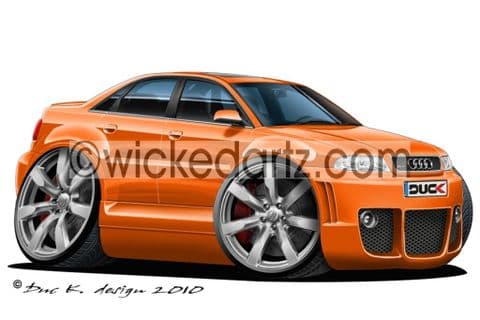 Audi A4 (2000+) Orange DK (Items from £9.50)