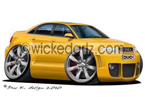 Audi A4 (2000+) Yellow DK (Items from £9.50)