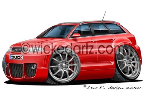 Audi A4 Avant (2000+) Red DK (Items from £9.50)
