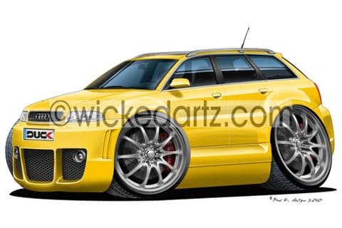Audi A4 Avant (2000+) Yellow DK (Items from £9.50)