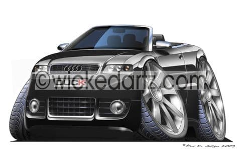 Audi A4 Cabriolet Black DK (Items from £9.50)