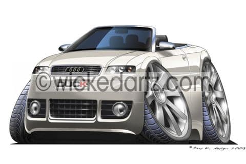 Audi A4 Cabriolet White DK (Items from £9.50)