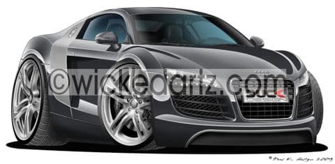 Audi R8 Black DK (Items from £9.50)
