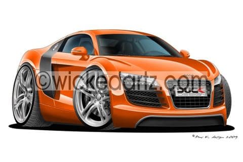 Audi R8 Orange DK (Items from £9.50)