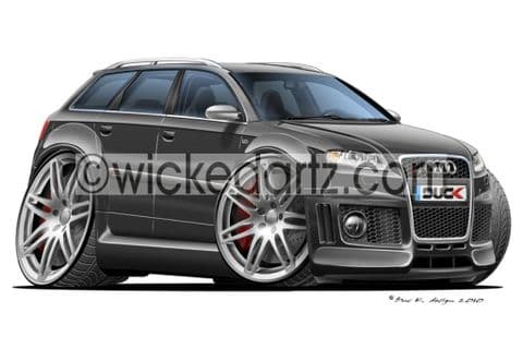 Audi RS4 Avant Black DK (Items from £9.50)