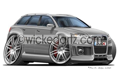 Audi RS4 Avant Grey DK (Items from £9.50)