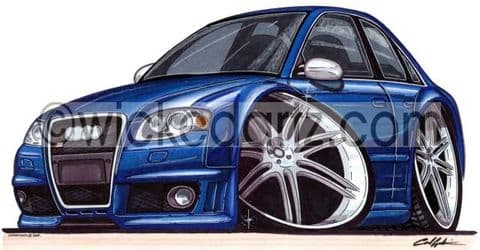 Audi RS4 Blue (Items from £9.50)