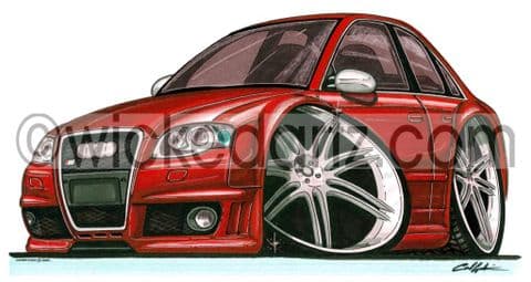 Audi RS4 Red (Items from £9.50)