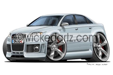 Audi RS4 Silver DK (Items from £9.50)